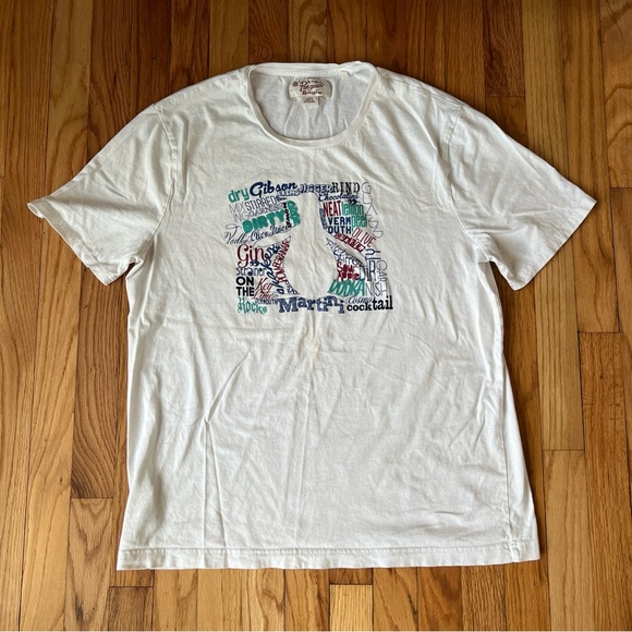 An Original Penguin By Munsingwear Y2K Men's L T-Shirt White With Graphic Print - Picture 1 of 8